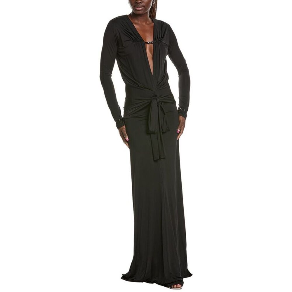 Paris Georgia Womens  Filomena Maxi Dress, Black
